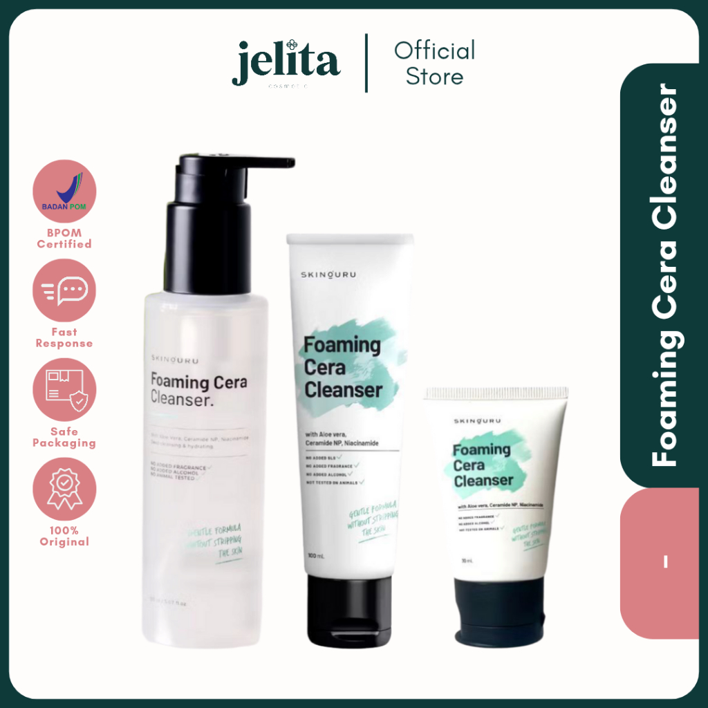 Jelita Cosmetic - Skinouru Foaming Cera Cleanser