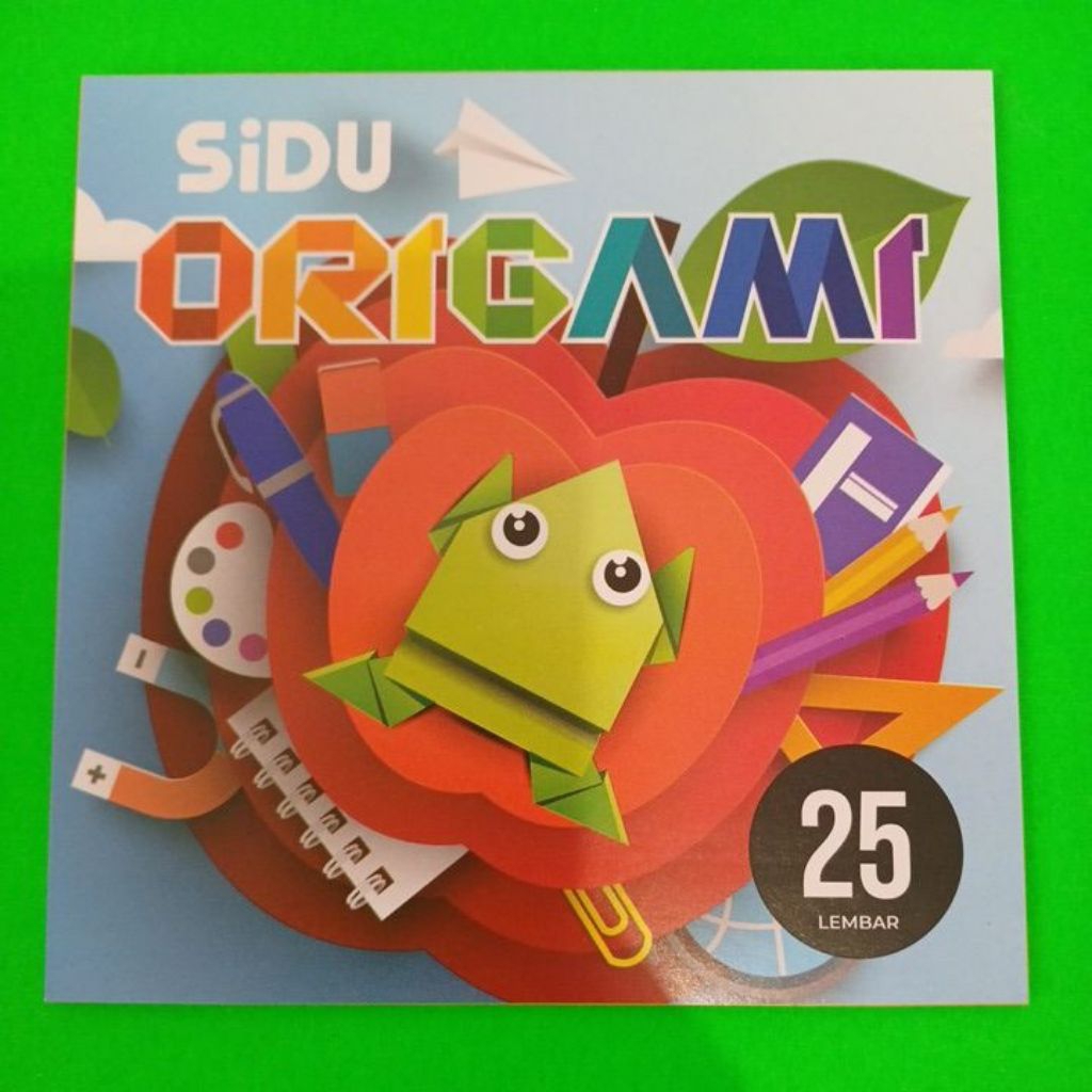 

Kertas Lipat Berwarna Origami Sidu SINAR DUNIA 12x12cm isi 25 Lembar