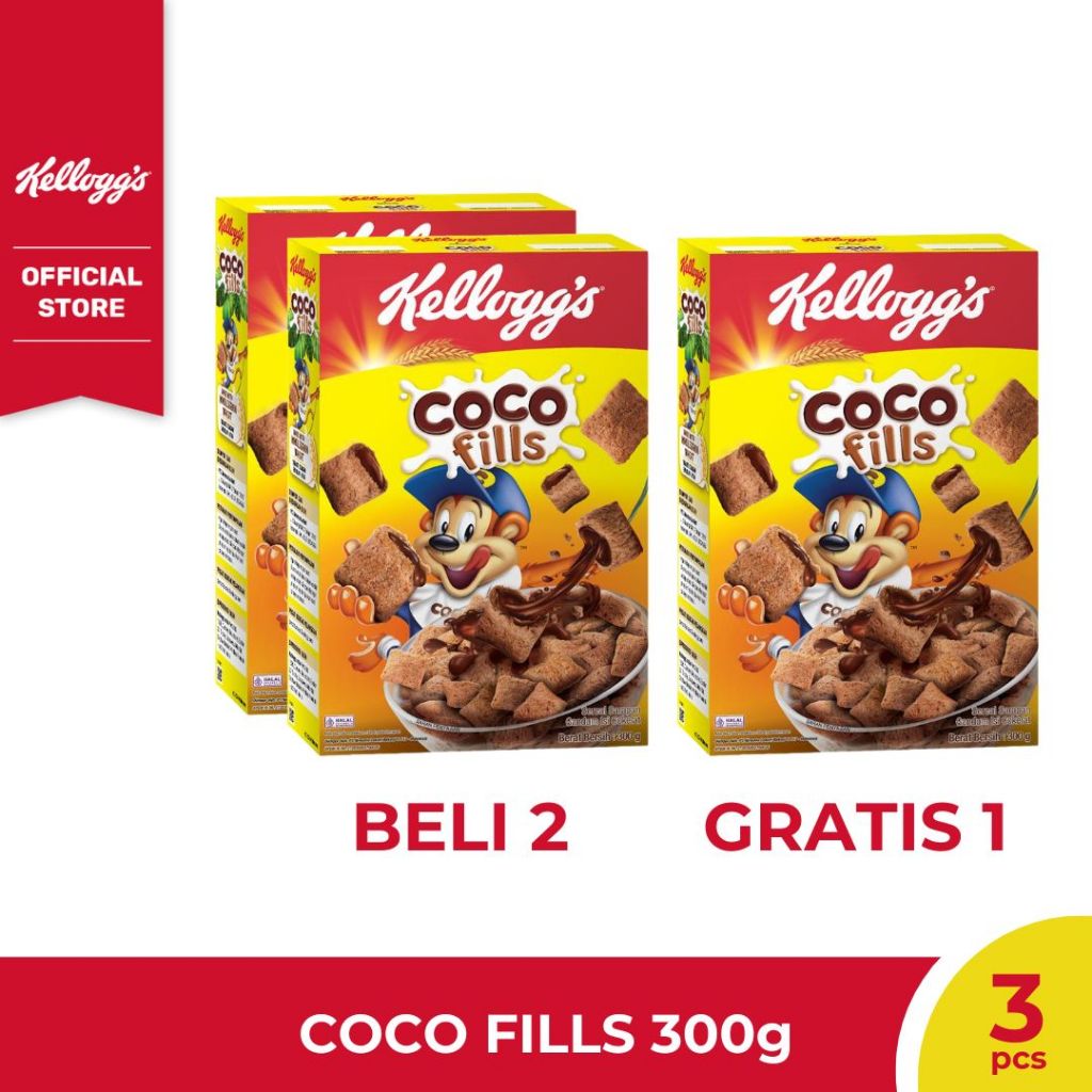 

BELI 2 GRATIS 1 - Kelloggs Coco Fills 300g