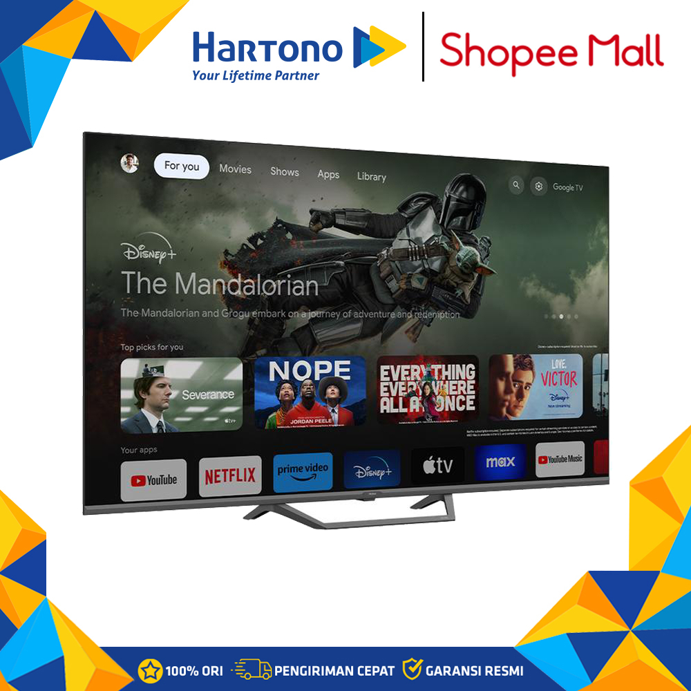 Aqua 55 Inch 4K HDR Smart TV AQT55S80EUX