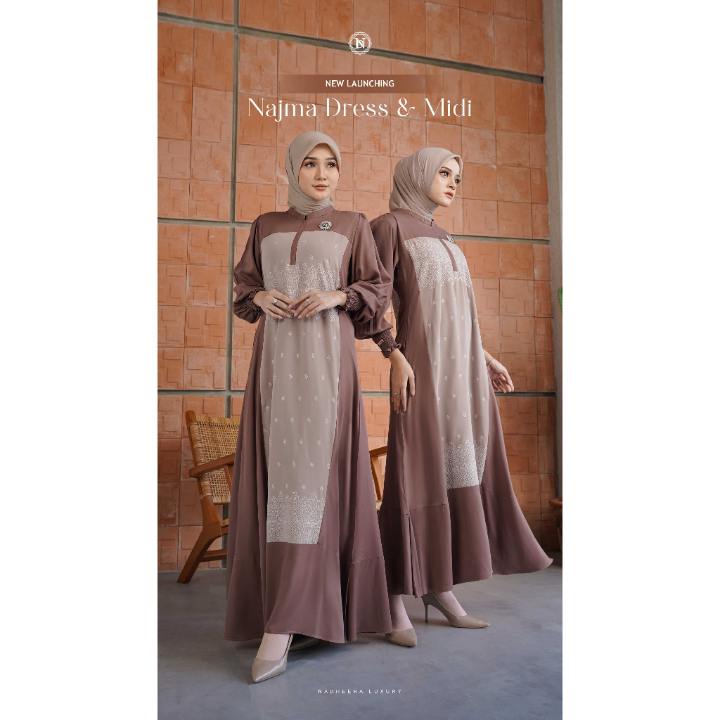 GAMIS SERIES PROMO // NAJMA SERIES NADHEERA LUXURY TERBARU // GAMIS SERIES TERBARU 2025 // BY NADHEE