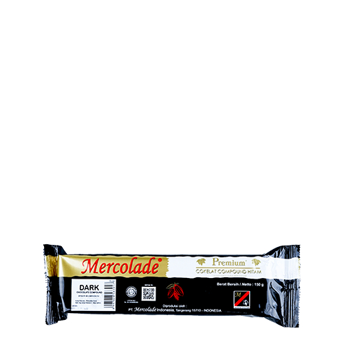 Mercolade Premium Dark Compound 150 Gr / Mercolade Dark Chocolate