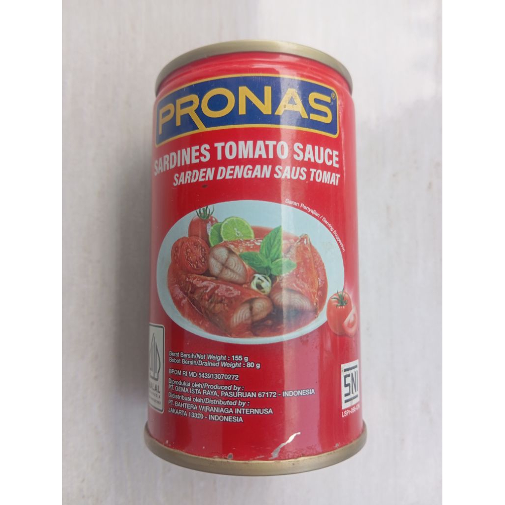 

Pronas Sarden Saus Tomat 155gram
