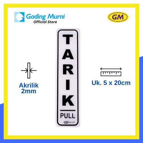 

GM LABEL TARIK LK-137 KECIL