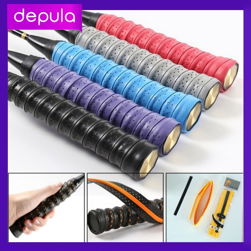 GRIP RAKET BADMINTON DENGAN TULANGAN/Grip Raket Badminton Karet Polos - Enhanced Pegangan Raket/Grip