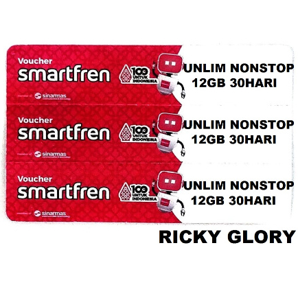 VOUCHER SMARTFREN UNLIMITED NONSTOP 12GB