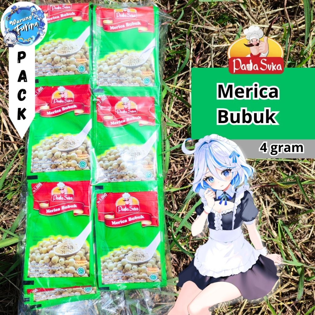 

Padasuka Lada Merica Bubuk Sachet 4gr | Pack