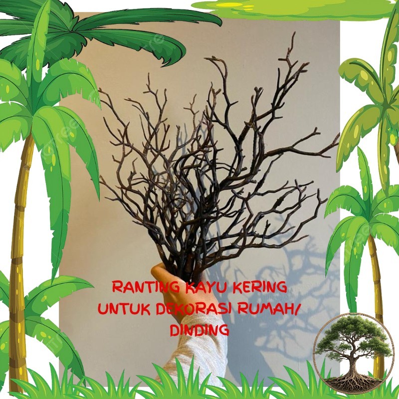 Ranting Pohon Hias Palsu Artificial Plastik Tinggi  50cm