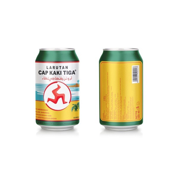 

2 PCS LARUTAN CAP KAKI TIGA GUAVA KALENG 320 ML - LARUTAN KALENG