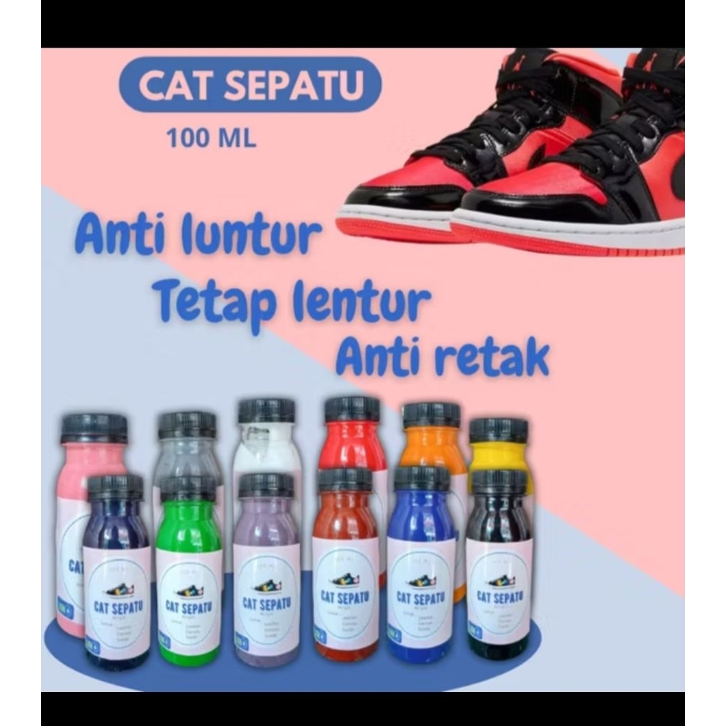 CAT SEPATU KANVAS PERMANEN 100 ML