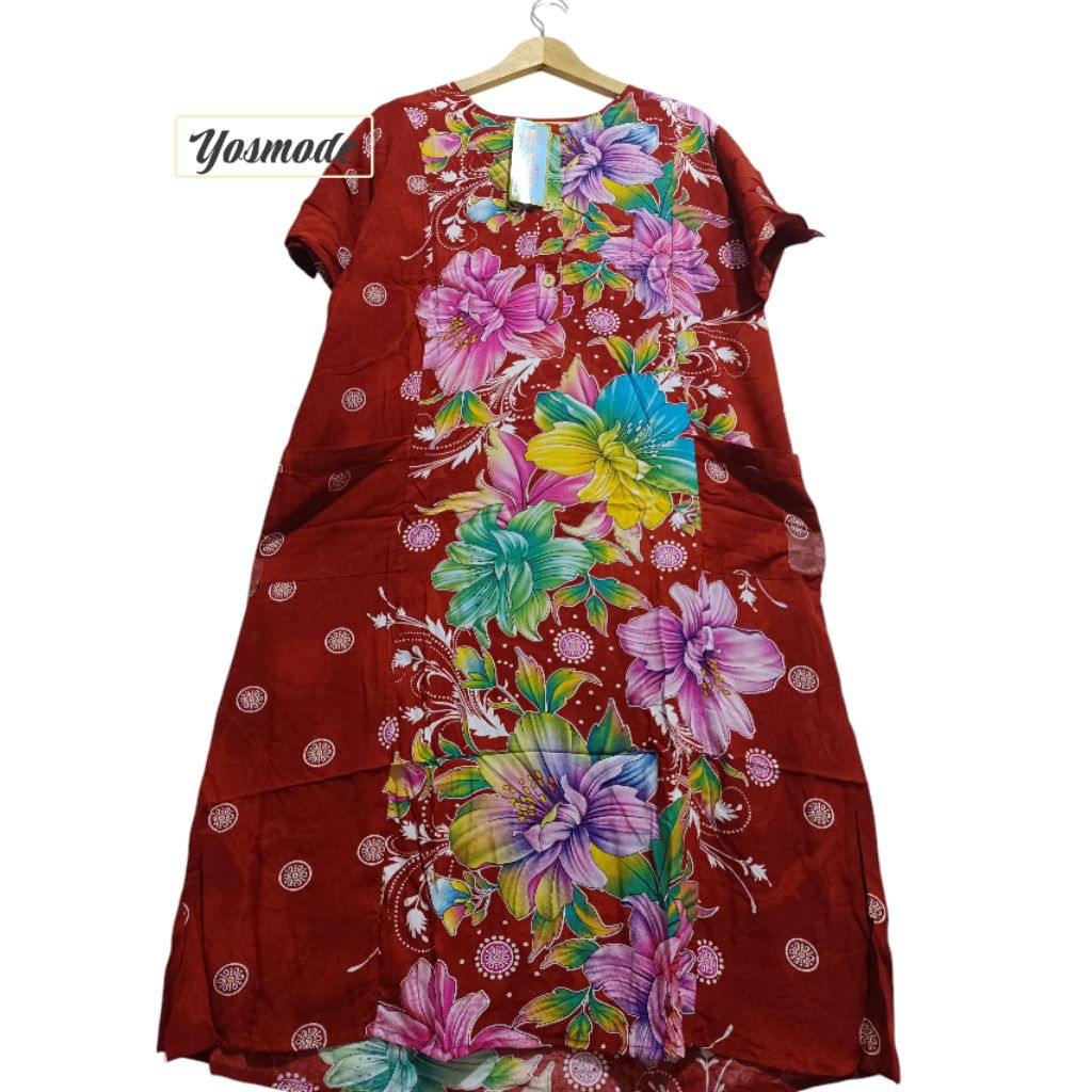 DASTER 04 KENCANA UNGU LEBEL BIRU DASTER BATIK KENCANA UNGU JUMBO LD 120 CM PB 115 CM