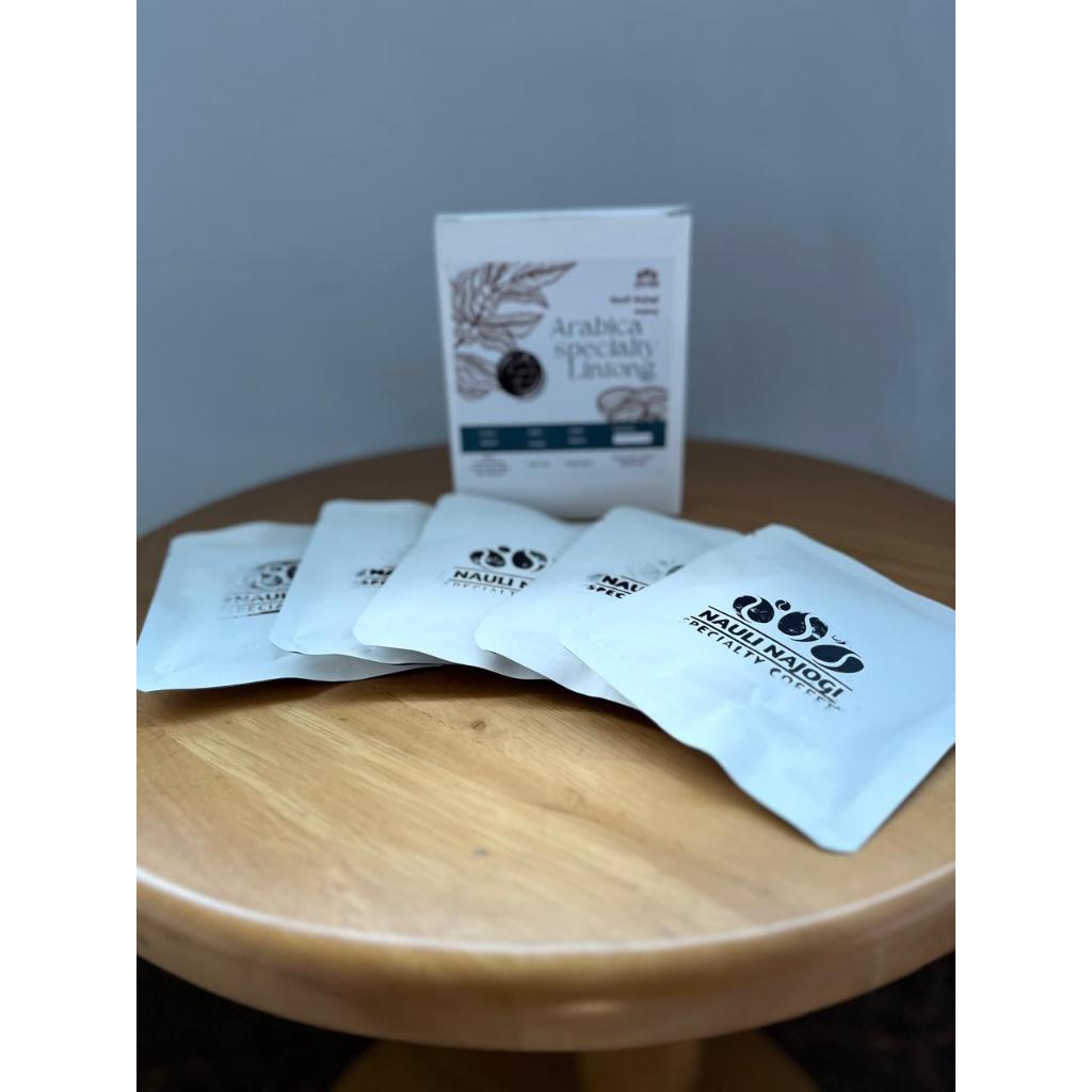 

Kopi dripbag arabika premium grade lintong nauli najogi
