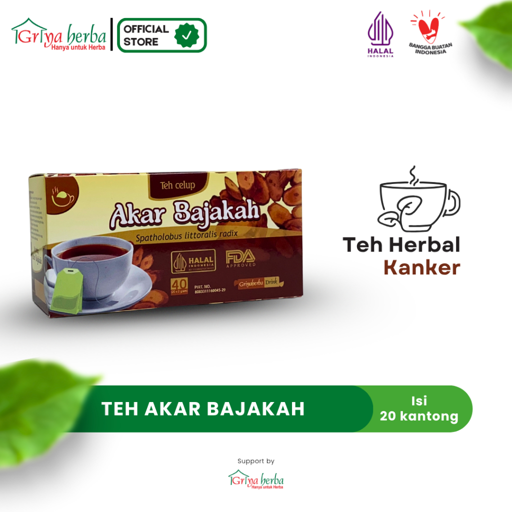 

teh akar bajakah griya herba isi 20 kantong teh herbal membantu memelihara kesehatan penderita kanker