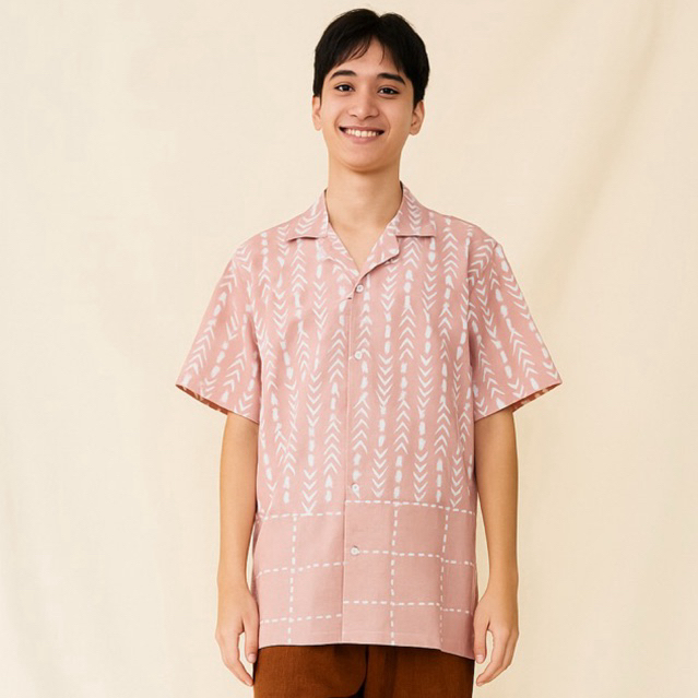 okainku lengang batik shirt
