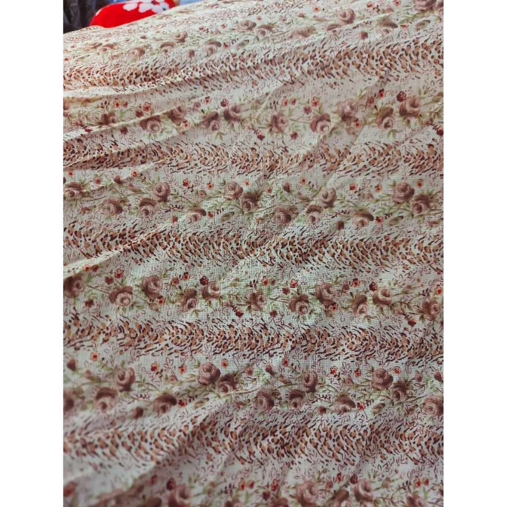 kain katun rami linen motif - kain katun rami original - kain linen rami - kain katun rami korea