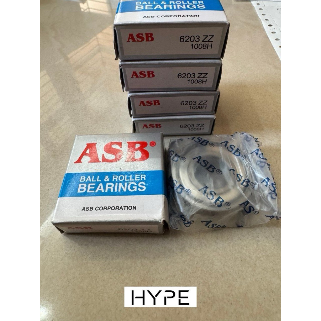 Bearing/ Laher/ Laker 6203 ZZ ASB ORIGINAL (isi 10pcs)