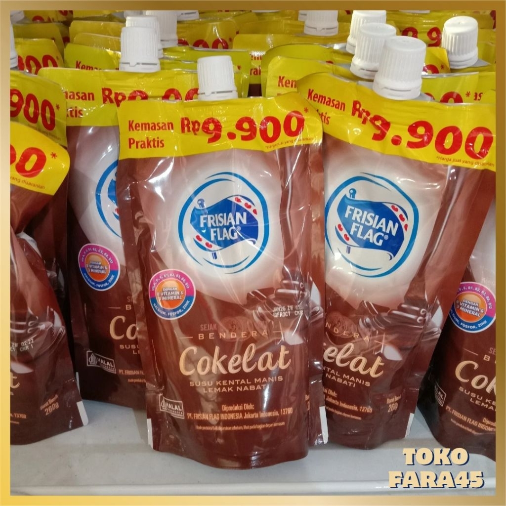 

FRISIAN FLAG KENTAL MANIS COKLAT POUCH 260G