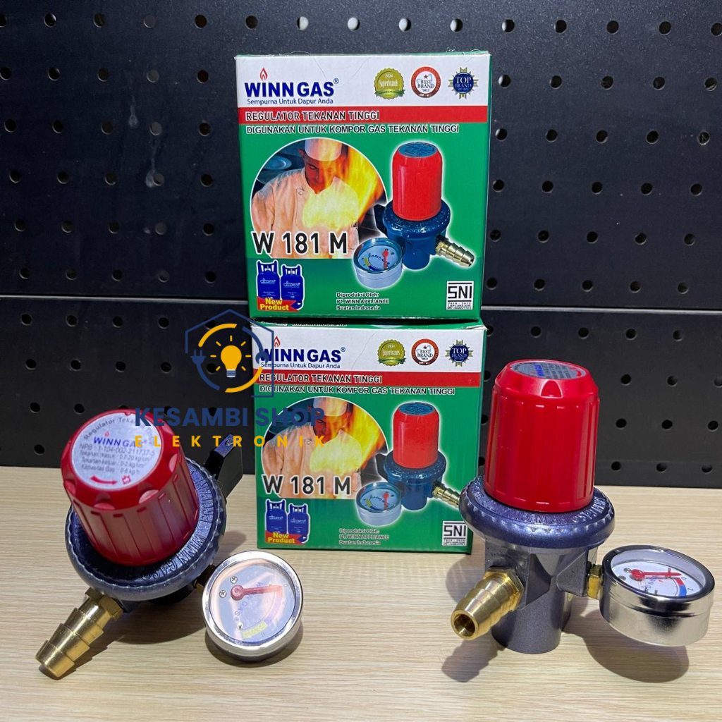 WINN GAS REGULATOR W 181 M TEKANAN TINGGI REGULATOR KOMPOR JOSS WINN GAS