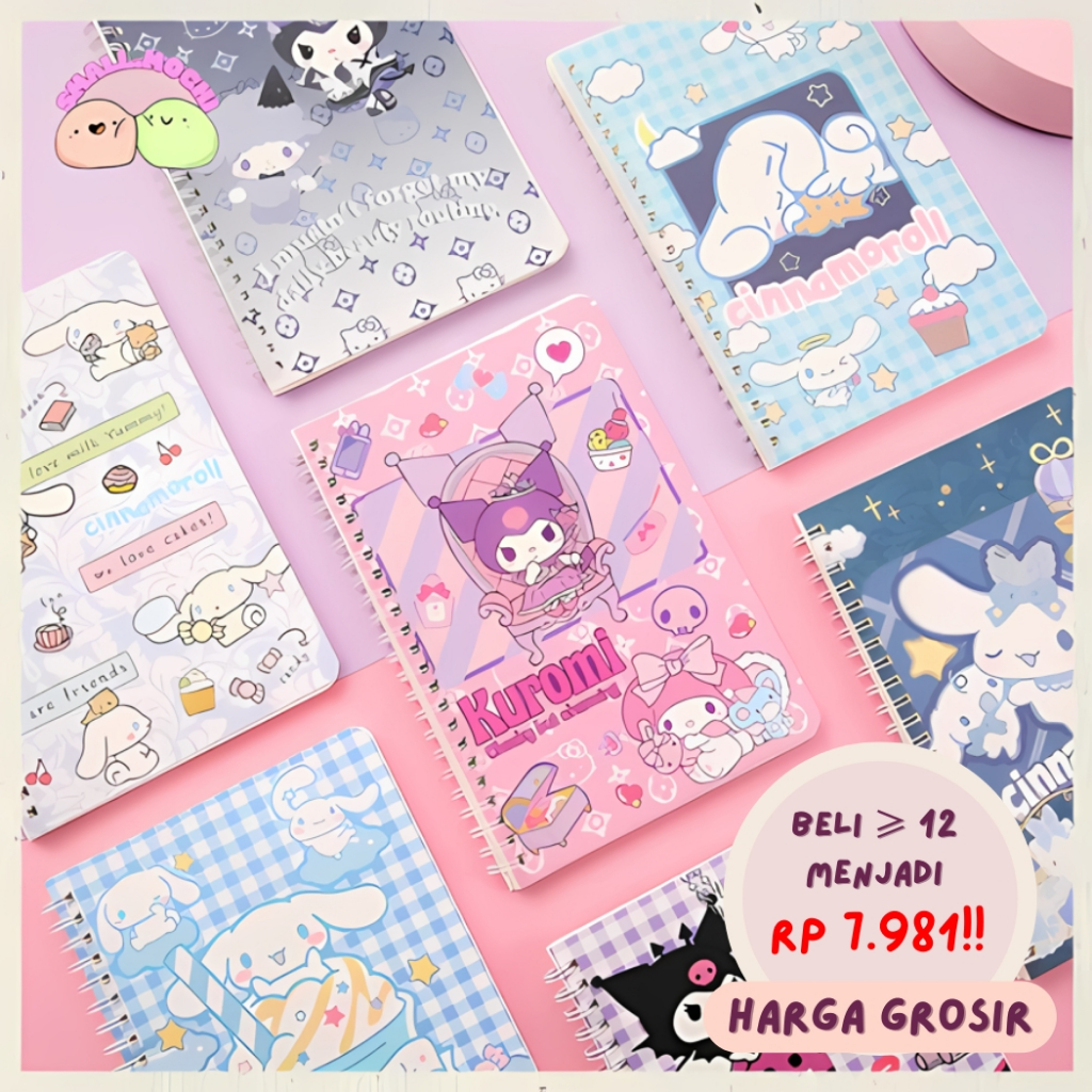 

1 PCS Buku Tulis Notebook A5 Motif Sanrio