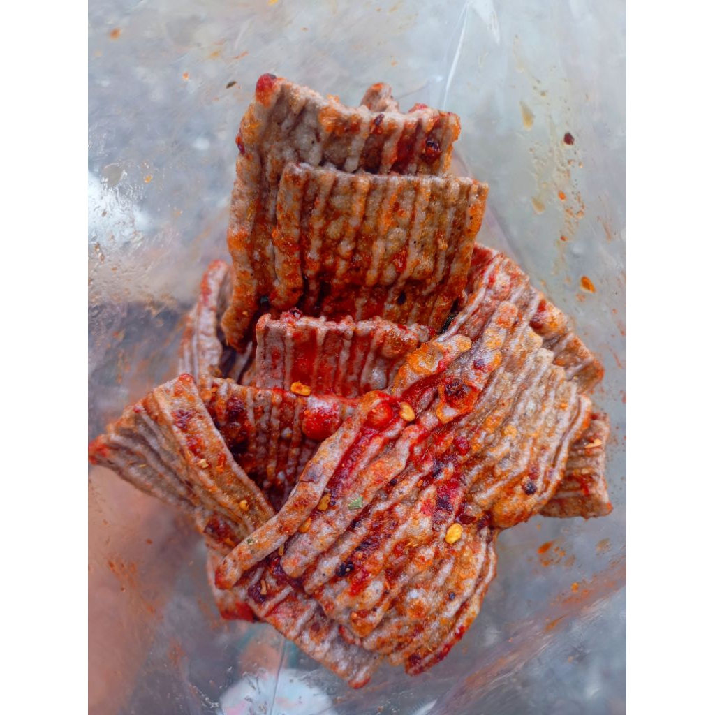 

Seblak kerupuk jengkol pedas daun jeruk/seblak sisir 500gr/250gr