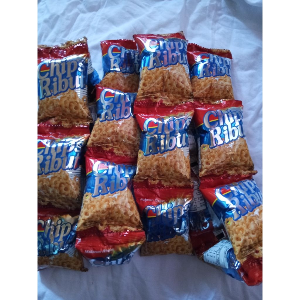 BILQIS15** Snack chips ribut 1 renceng harga grosir