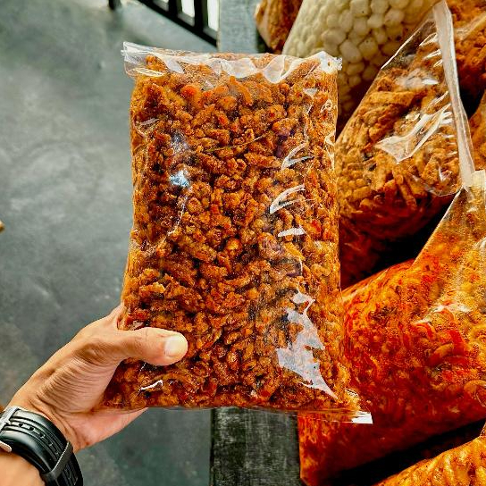 

USUS CRISPY 1KG PEDAS DAUN JERUK KHAS BSM / USUS PEDAS DAUN JERUK