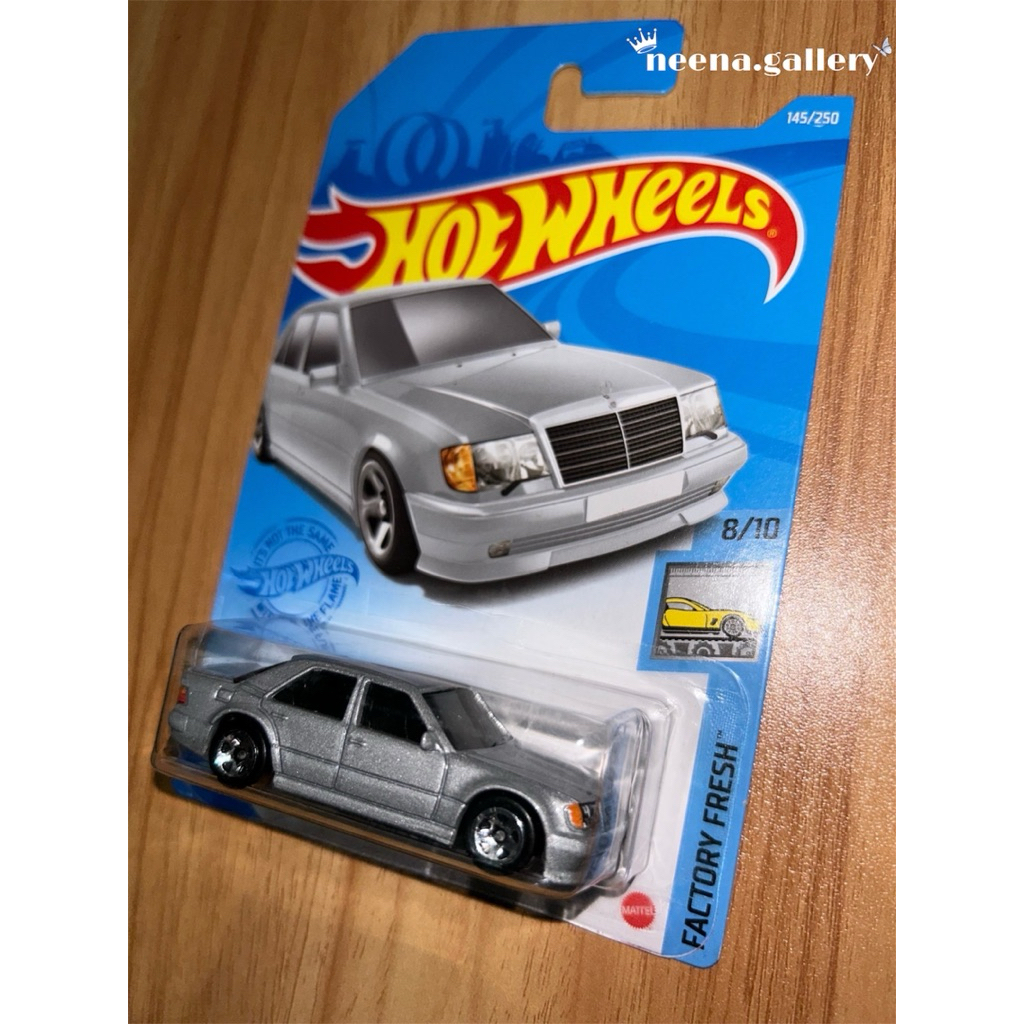 Hot wheels mercedes benz 500E silver factory fresh original /  Hot Wheels Koleksi / Hotwheels Asli