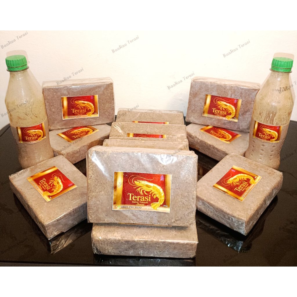

TERASI/BELACAN BANGKA SUPER ASLI TOBOALI 500 GRAM ORIGINAL