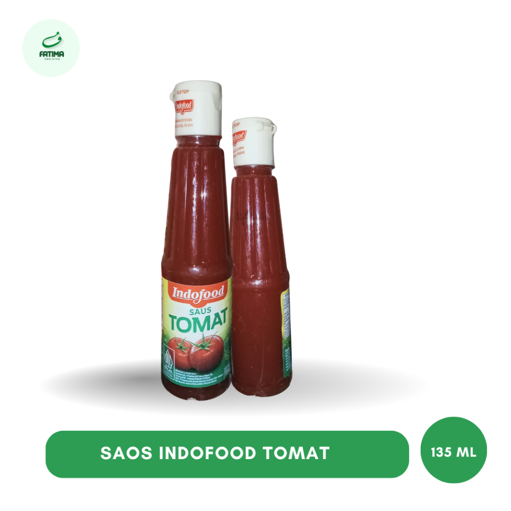 

saos indofood tomat kemasan botol 135ml