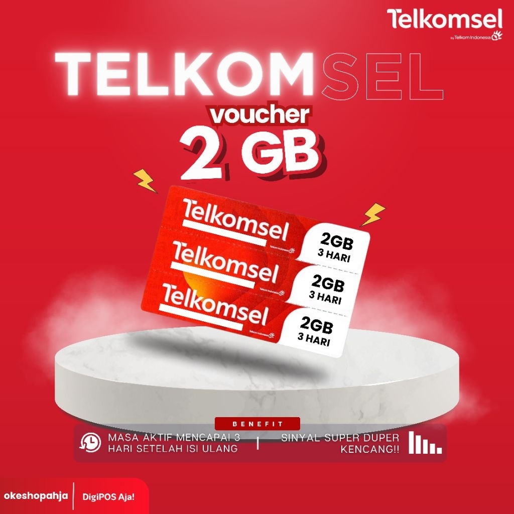 Voucher Internet Telkomsel 2GB/3HR