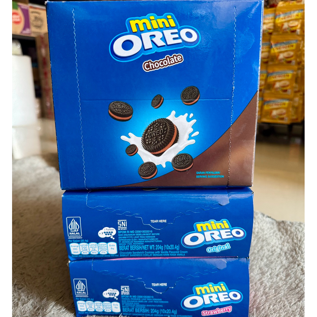 

Oreo mini box (10pcs x 20.4g) ECER per box