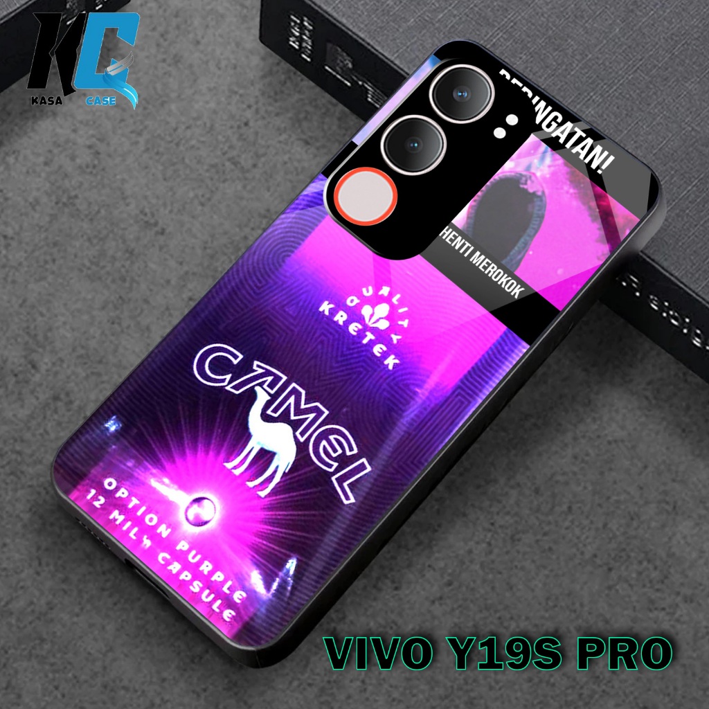 KASA CASE- Case hp VIVO Y19S PRO kesing kartun ROKOK mix lucu Fashion Case Murah Glass case - FUZE K