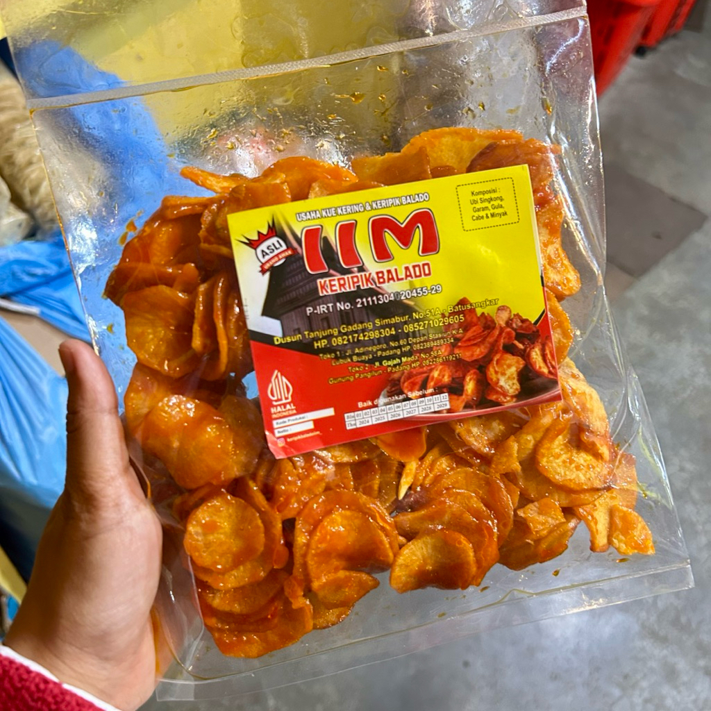 

IIM DAKAK DAKAK | Keripik Singkong Balado | Keripik Balado Pedas Manis