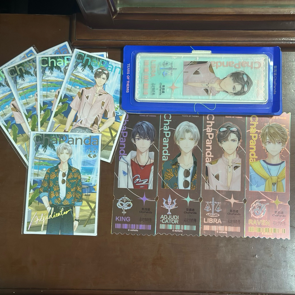 OFFICIAL [Tears of Themis x Cha Panda] Postcard & Ticket