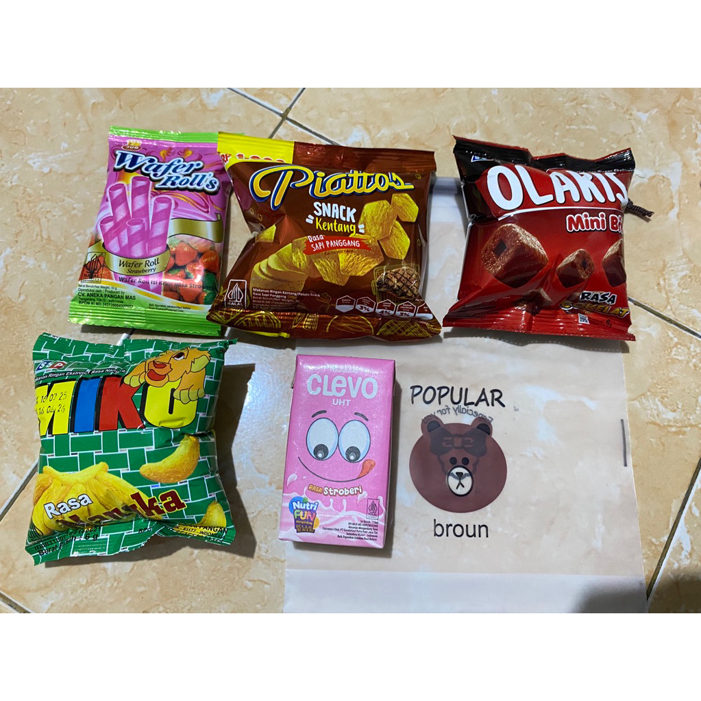 

PAKET SNACK ULANGTAHUN MURAH (berisi 10paket snack) KODE A