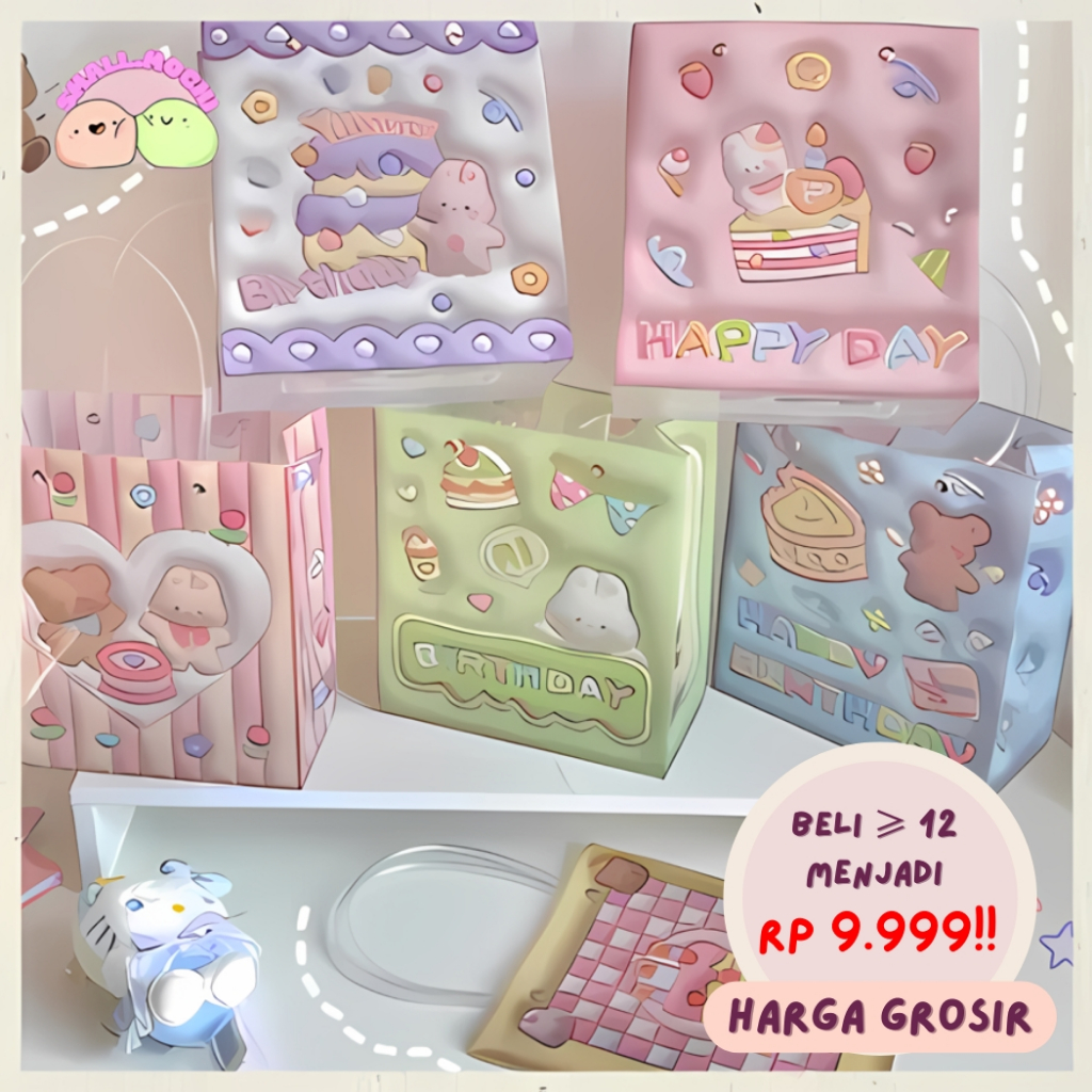 

1 Pcs Tas Kertas Tas Kado Tas Oleh-Oleh Tali Souvenir Bag Gift Bag Goodie Bag Surprice Bag Rope Best Seller MJ07
