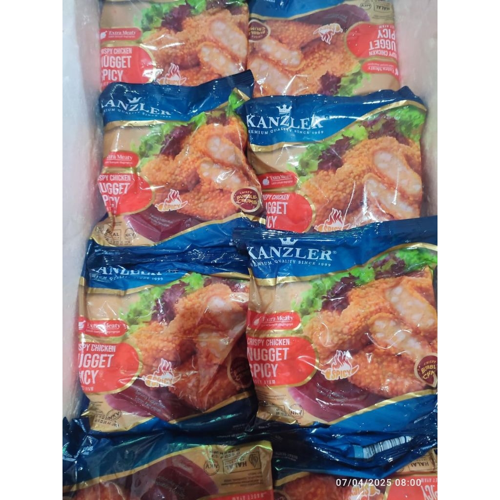 

KANZLER NUGGET CHICKEN SPICY 500gr