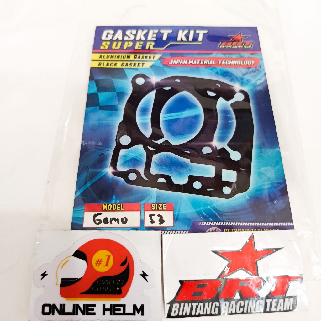GASKET BRT GENIO / BEAT NEW LED DELUXE 2020 / SCOOPY ESP 2021 2022 53 mm PAKING PACKING HEAD BLOCK B