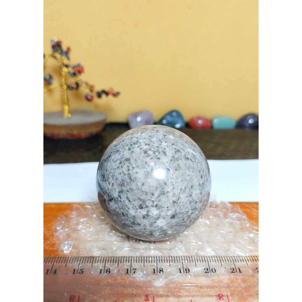 Batu Alam Coral Jasper Sphere Natural (9)
