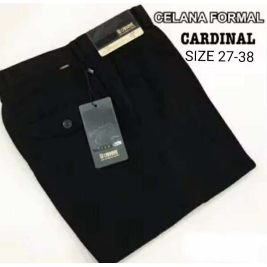 Celana Cardinal Formal Regular//Celana Panjang Formal Cardinal Hitam //CELANA PANJANG BAHAN TEBAL