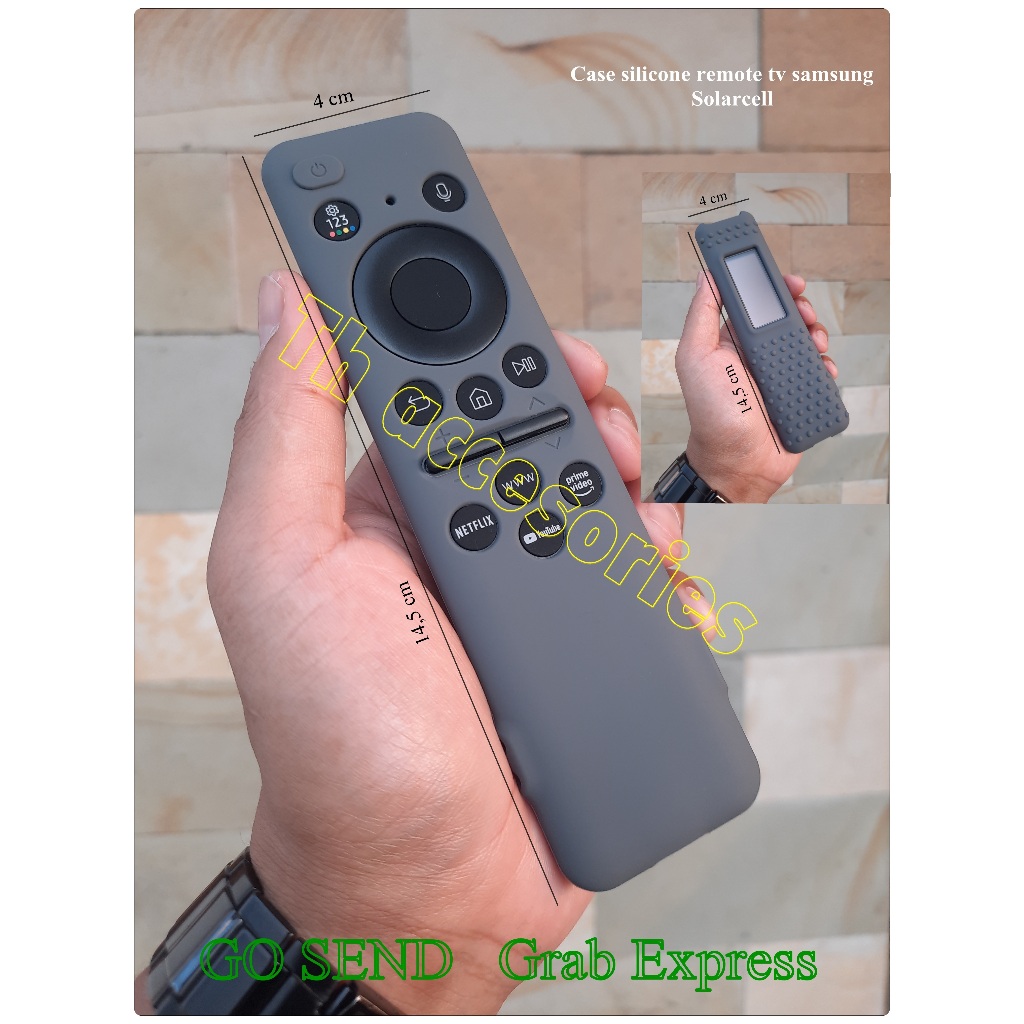 Case silicone pelindung Remote tv Samsung Solarcell U8500F DU8000 CU8000 BN59-01500H BN59-01480G