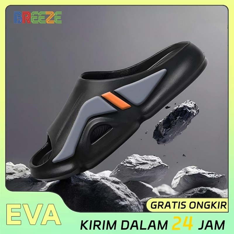 Sandal pria selop murah jelly cowok tinggi keren outdoor Sendal pria dewasa kekinian keren ringan pr