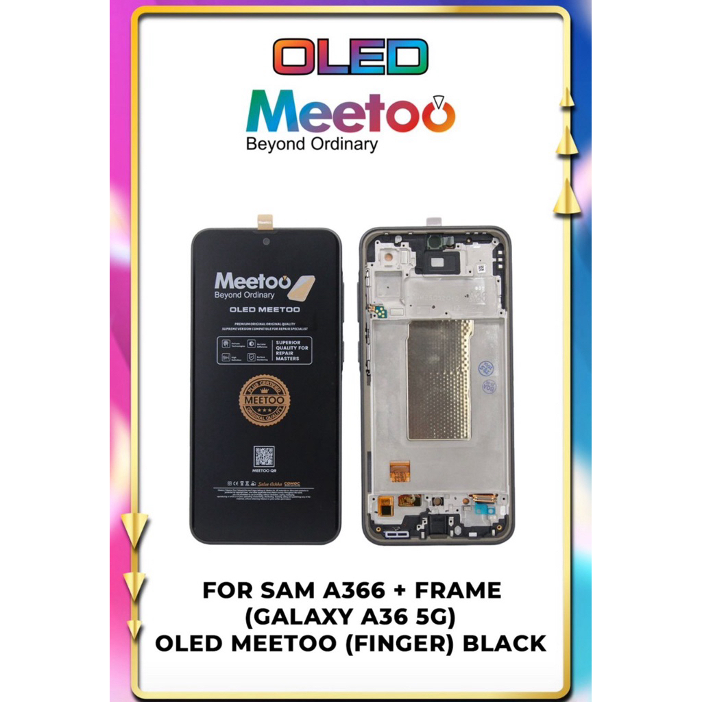 Lcd Samsung A36 5G +Frame (Finger) Fullset