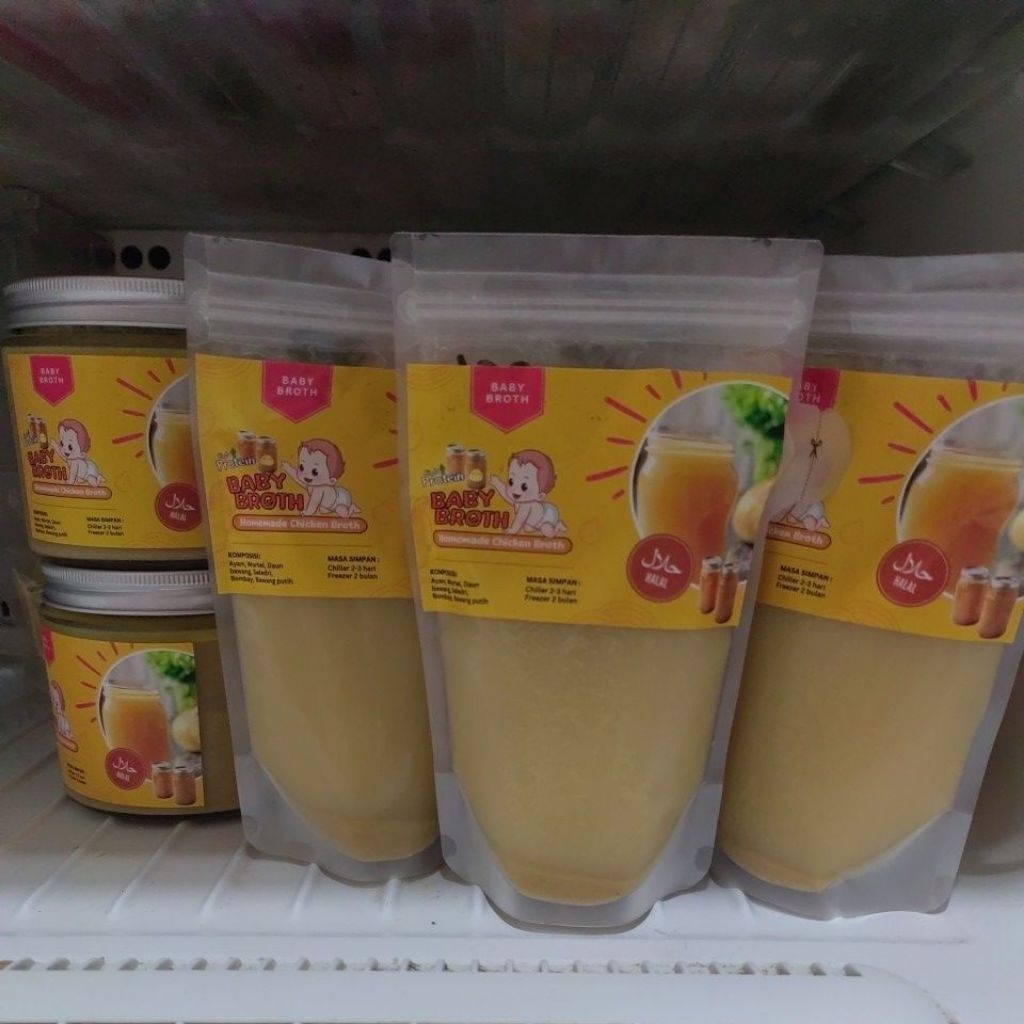 

BabyBroth - Chicken Broth pouch 200ml | kaldu Ayam | homemade chicken Broth Original 120ml 200ml | Kaldu Ayam tinggi protein | Kaldu Ayam Premium