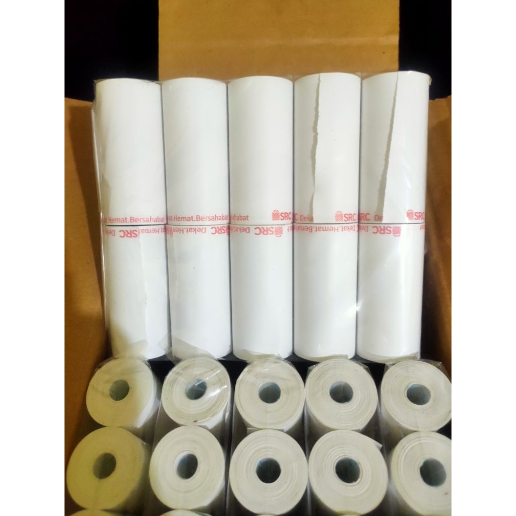 

Kertas Thermal logo SRC 57x30 Coreles / Struk Kasir Printer 58mm