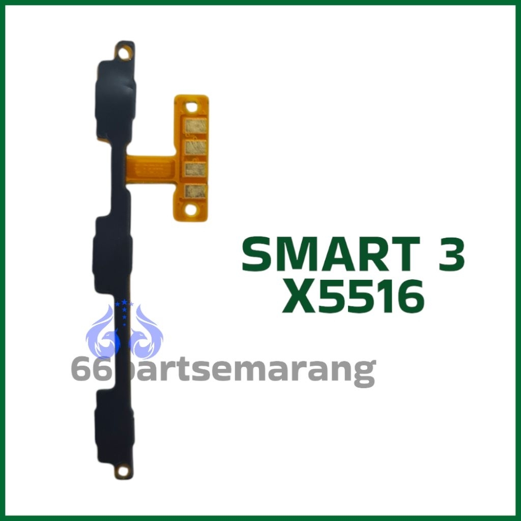 Flexibel Flexible On Off Volume Infinix Smart 3 / 3 Plus / Hot 7 Pro Copotan Cabutan Bekas