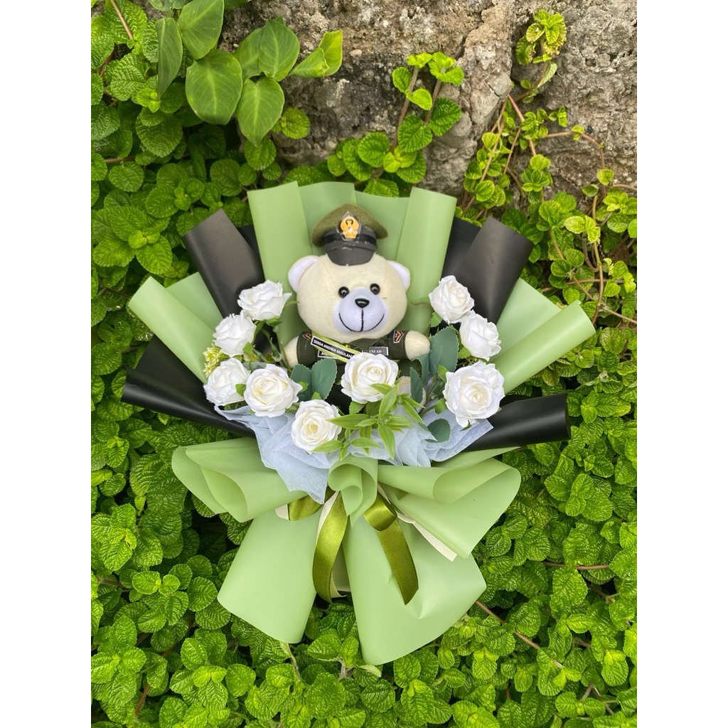 BUKET BONEKA PELANTIKAN TNI AD