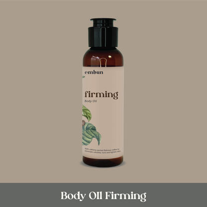 EMBUN Body Oil Firming 100 ml - Minyak Pelembab Badan dengan Essential Oil untuk Menghilangkan Selul