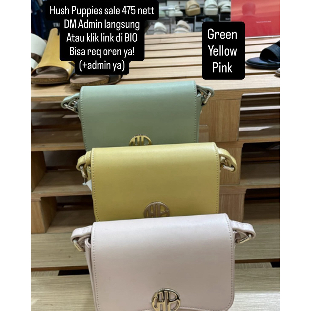 Promo Sale discount diskon Tas wanita selempang Hush puppies original
