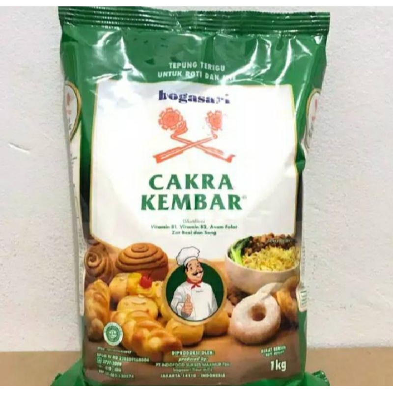 

CAKRA KEMBAR Terigu Protein Tinggi 1 kg